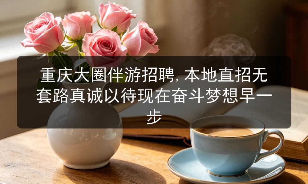 重庆大圈伴游招聘,本地直招无套路真诚以待现在奋斗梦想早一步